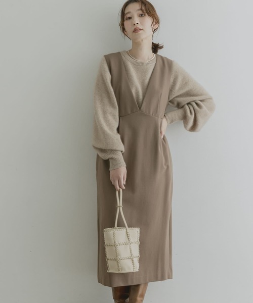 得価超激得 ワンピース F by ROSSO ポンチジャンパースカート ZOZOTOWN PayPayモール店 - 通販 - PayPayモール 再入荷低価
