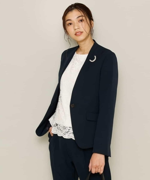得価通販 ジャケット ノーカラージャケット ダブルクロスノーカラージャケット ZOZOTOWN PayPayモール店 - 通販 - PayPayモール 低価定番