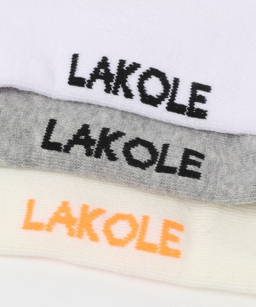 LAKOLE（ラコレ） 靴下 TCボーダーショートソックス / 259907 メンズ