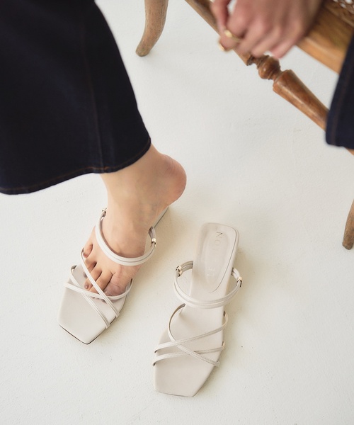 値下げ】ルタロン/3.5cmスクエア2WAYサンダル/Mサイズ Wp0zVgJzj7 ...