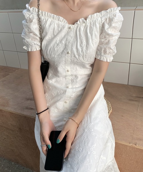 ワンピース Leune パフスリーブワンピース Zozotown Yahoo 店 通販 Yahoo ショッピング