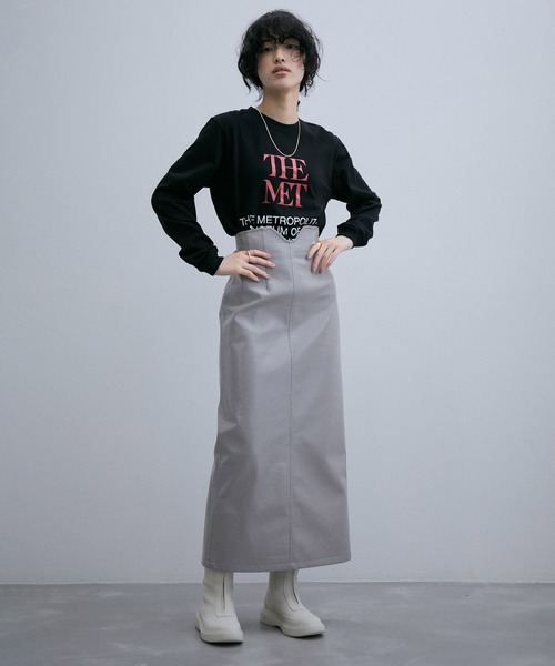 tシャツ THE MET x ADAM LOGO Tee レディース ADAM ET ROPE' tシャツ THE MET x LOGO Tee レディース
