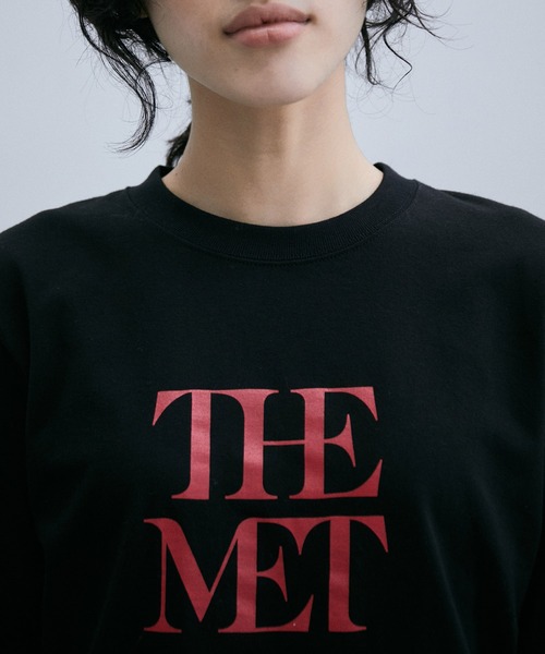 tシャツ THE MET x ADAM LOGO Tee レディース ADAM ET ROPE' tシャツ THE MET x LOGO Tee レディース