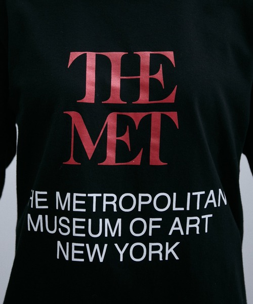 tシャツ THE MET x ADAM LOGO Tee レディース ADAM ET ROPE' tシャツ THE MET x LOGO Tee レディース