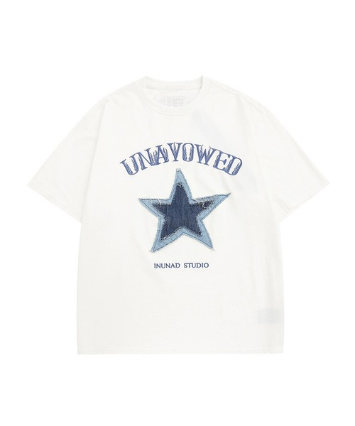 tシャツ 「HOOK」アメカジパッチワーク半袖ビッグTEE (SS) メンズ
