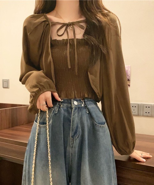 Emily Temple cute ボレロカーディガン＆キャミソール2点セット Emily Temple cute ボレロカーディガン＆キャミソール2点セット