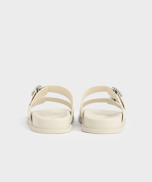CHARLES ＆ KEITH サンダル ジェムエンベリッシュド バックル