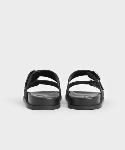 CHARLES ＆ KEITH サンダル ジェムエンベリッシュド バックル