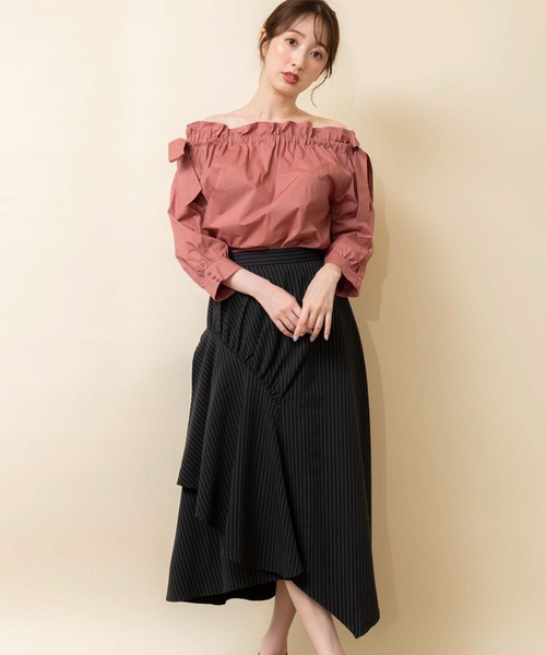 Noela スカート ギャザーデザインスカート : ZOZOTOWN Yahoo!店