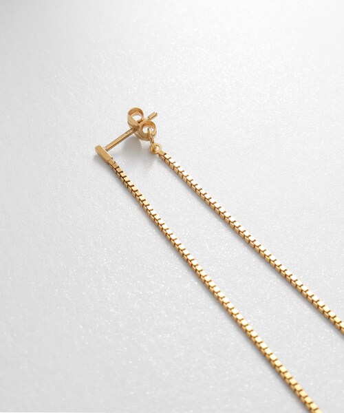 COCOSHNIK（ココシュニック） ピアス シルバー チェーンピアス