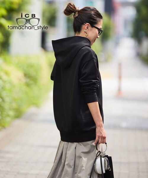 tシャツ Tシャツ 「ICB×tamachan_style コラボ 」パーカー レディース ICB tシャツ Tシャツ 「ICB×tamachan_style コラボ 」パーカー