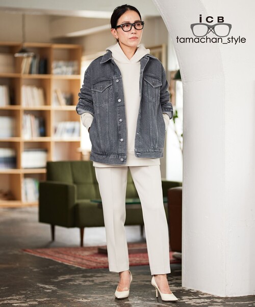 tシャツ Tシャツ 「ICB×tamachan_style コラボ 」パーカー レディース ICB tシャツ Tシャツ 「ICB×tamachan_style コラボ 」パーカー