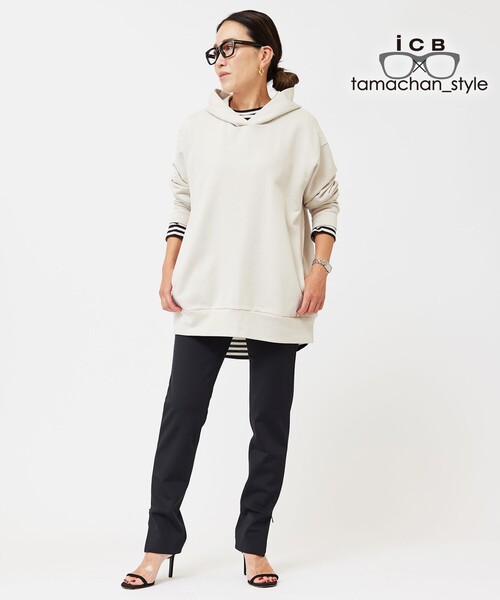 tシャツ Tシャツ 「ICB×tamachan_style コラボ 」パーカー レディース ICB tシャツ Tシャツ 「ICB×tamachan_style コラボ 」パーカー