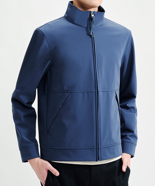 AIGLE（エーグル） ナイロンジャケット ソフトシェル スタンドジップ