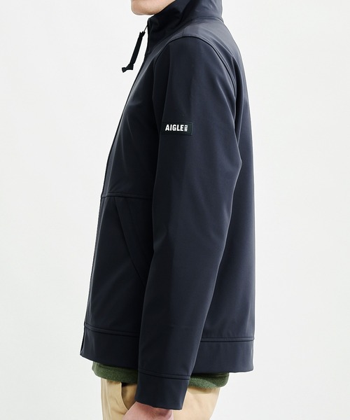 AIGLE（エーグル） ナイロンジャケット ソフトシェル スタンドジップ