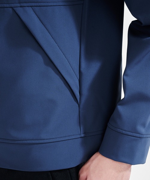 AIGLE（エーグル） ナイロンジャケット ソフトシェル スタンドジップ