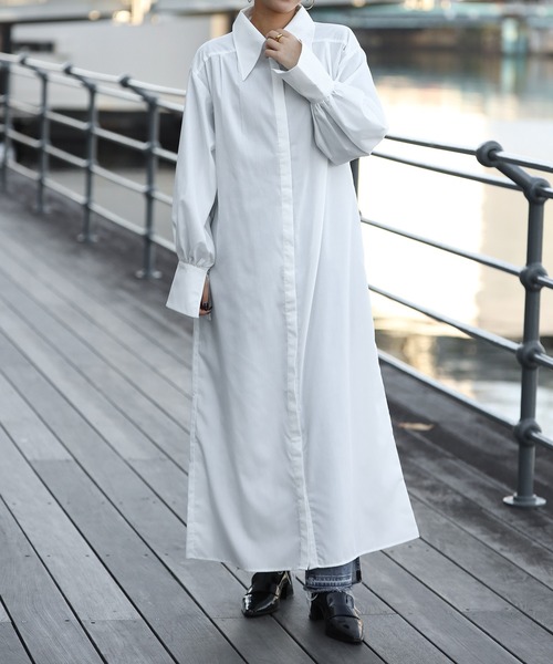 Bonjour Sagan（ボンジュールサガン） シャツワンピース バック