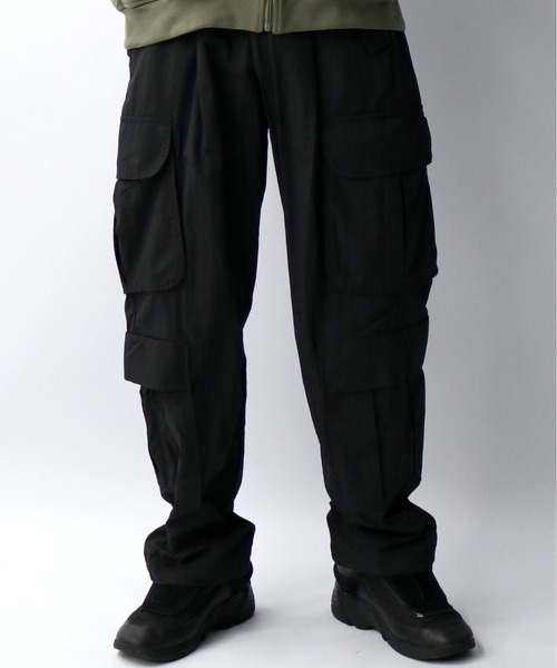 OHOTORO ナイロンカーゴパンツ アイボリー nylon cargo pants | OHOTORO