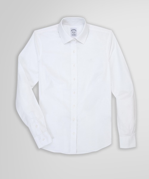 未使用　ブルックスブラザーズ　長袖ノンアイロンシャツ　レディース4　11号 BROOKS BROTHERS（ブルックスブラザーズ） ブラウス シャツ ストレッチ
