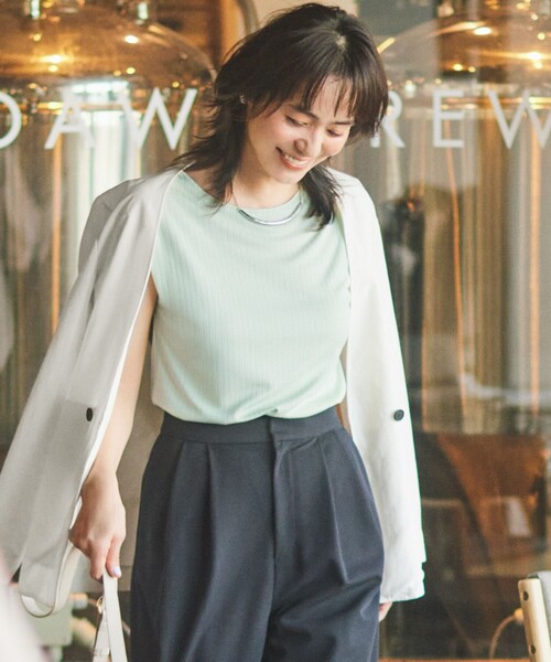 tシャツ 「洗える」マルチ機能 プルオーバー カットソー レディース 23区 tシャツ 「洗える」マルチ機能 プルオーバー カットソー