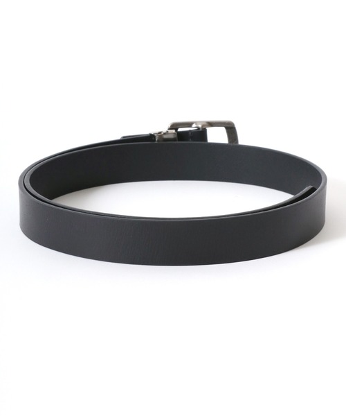 【関税込み】AURALEE ブラック スクエアバックル レザーベルト AURALEE オーラリー】 SQUARE BUCKLE BELT / BLACK -Avelia