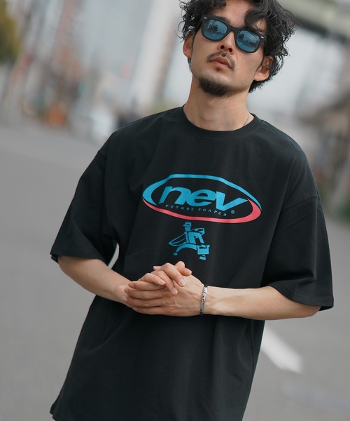 NEV SURF（ネブサーフ） tシャツ 「NEV SURF」別注プリント 半袖T