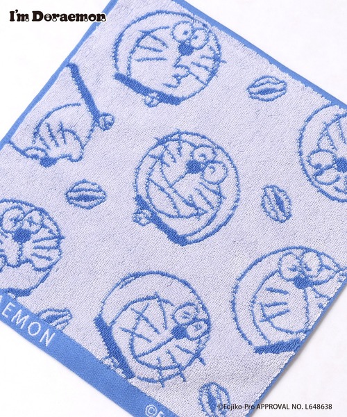 Flowering（フラワーリング） ハンカチ I'M DORAEMON/ジャガードハンド