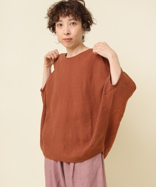 RNA-N ブラウス シャツ B2840 フレンチリネンバルーンブラウス