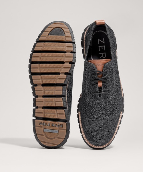 COLE HAAN シューズ ゼログランドリマスタード スティッチライト