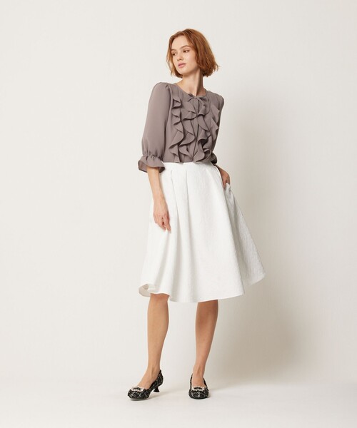 ブラウス シャツ PROMISE RIBBON FRILL ブラウス レディース TOCCA ブラウス シャツ PROMISE RIBBON FRILL レディース