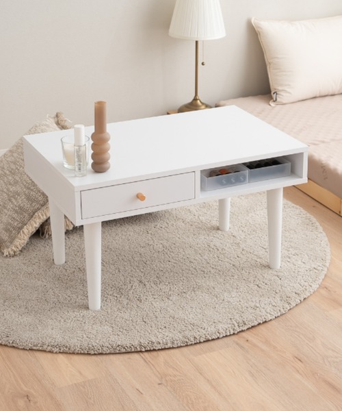 東京家具 家具 コンパクト ロータイプ テーブル Mystic (ミスティック