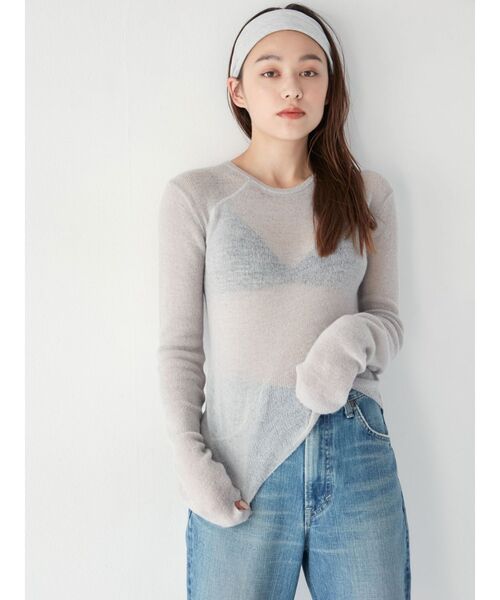 Ungrid（アングリッド） ニット セーター シアーフィットニット