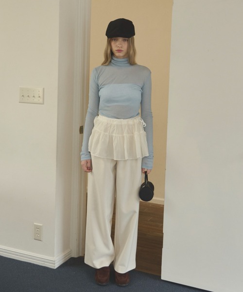 giunon アジャスタブルミニシアースカート GIUNON スカート adjustable mini sheer skirt / アジャスタブル