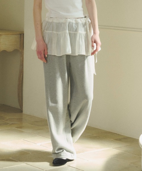 GIUNON アジャスタブルミニシアースカート adjustable mini sheer skirt / アジャスタブルミニシアー
