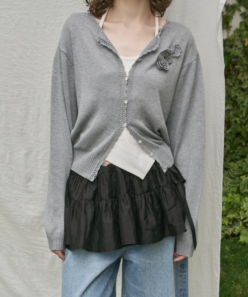 GIUNON スカート adjustable mini sheer skirt / アジャスタブル