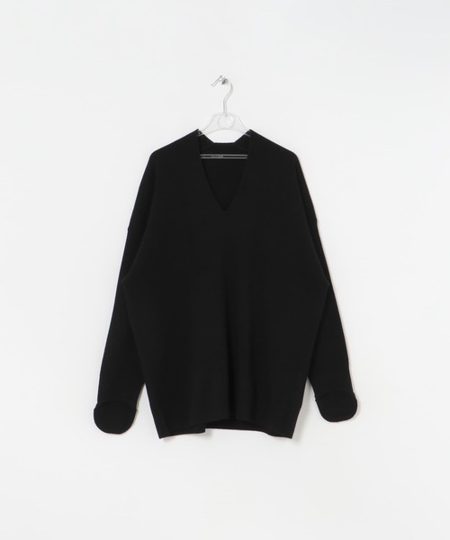 ニット セーター slit neck knit po レディース
