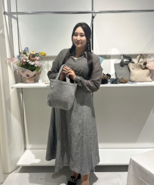 トートバッグ 「felice luxe」ブローチ付きトートバッグ レディース