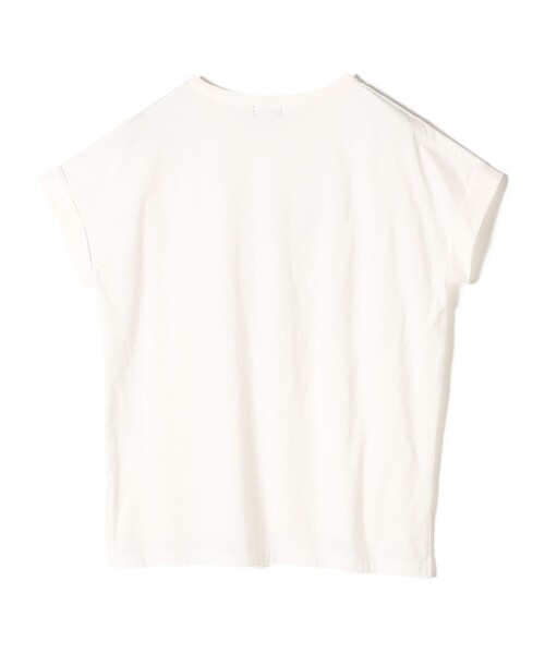 「SHIPS」 半袖カットソー ONE SIZE オフホワイト レディース SHIPS 「SHIPS」 半袖カットソー ONE SIZE オフホワイト