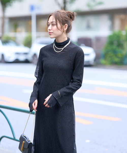 Rouge vif（ルージュ ヴィフ） ワンピース 前後2WAYサイドスリット