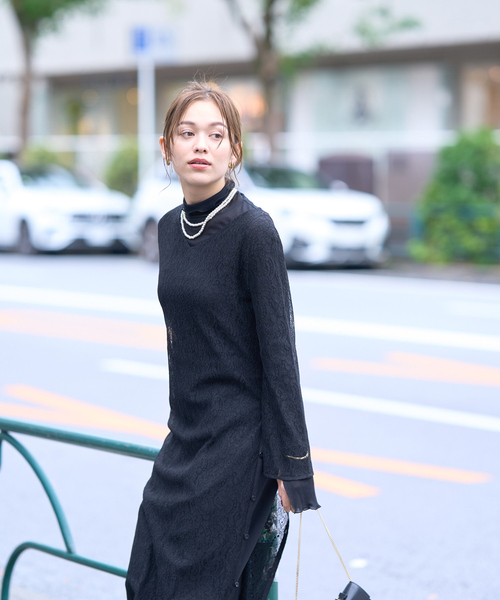 Rouge vif（ルージュ ヴィフ） ワンピース 前後2WAYサイドスリット