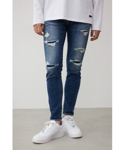 AZUL BY MOUSSY（アズールバイマウジー） ジーンズ AZUL DENIM リペア 
