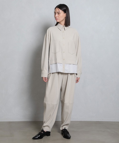 MARECHAL TERRE マルシャルテル ボウタイブラウス シャツ Mサイズ MARECHAL TERRE ブラウス シャツ コンビネーションシャツ