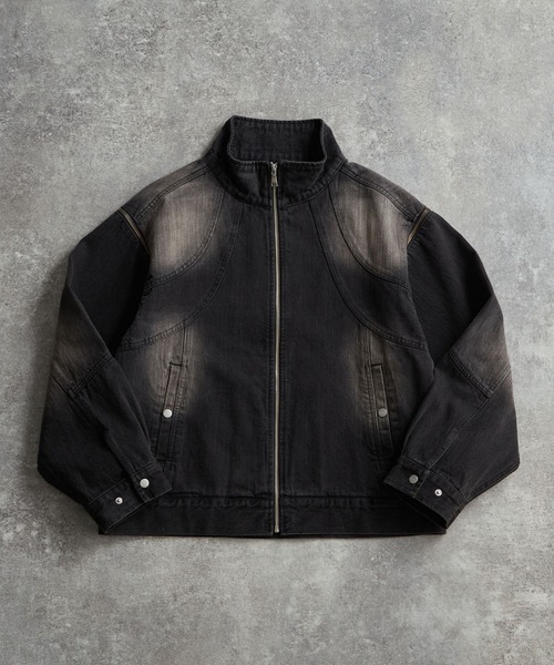 ADRER（アドラー） デニムジャケット gジャン 3way zip sleeve blast
