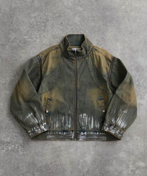 ADRER（アドラー） デニムジャケット gジャン 3way zip sleeve blast