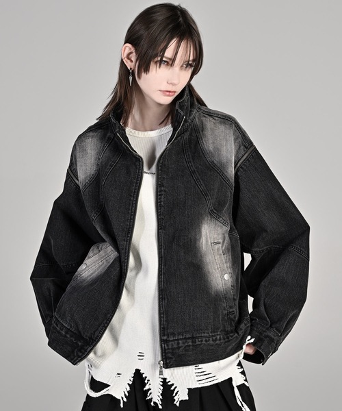ADRER（アドラー） デニムジャケット gジャン 3way zip sleeve blast 
