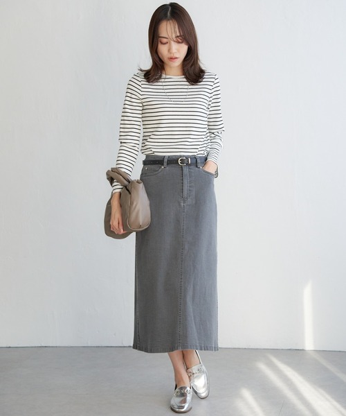 ikka スカート デニムロングスカート : ZOZOTOWN Yahoo!店