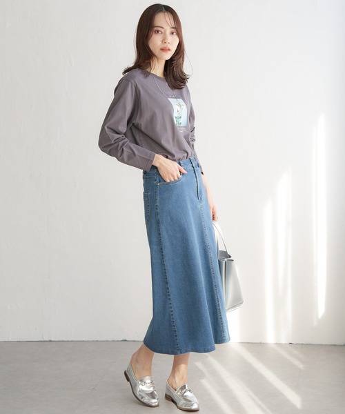 ikka（イッカ） スカート デニムロングスカート : ZOZOTOWN Yahoo!店