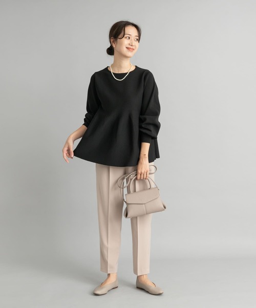 URBAN RESEARCH DOORS ニット セーター ペプラムニット