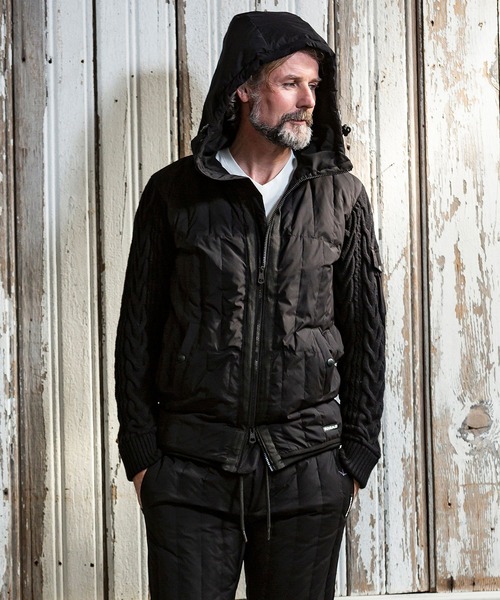 1PIU1UGUALE3 RELAX ダウンコート M ブラック メンズ : ZOZOTOWN Yahoo