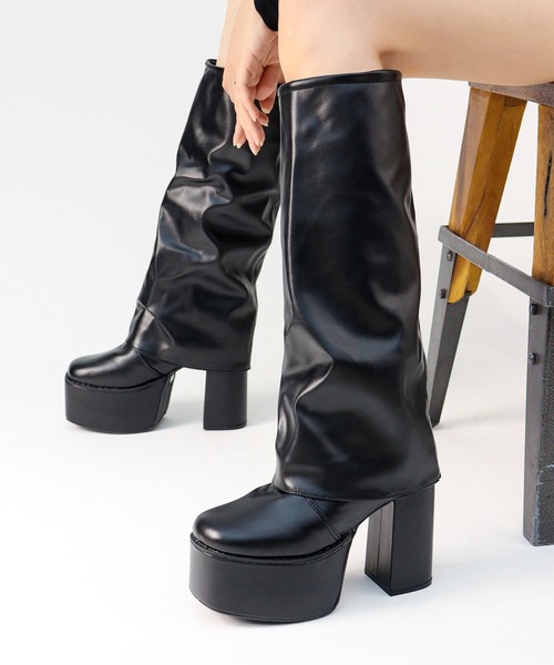 LOVEHUNTER（ラブハンター） ブーツ 厚底カバーロングブーツ(2200